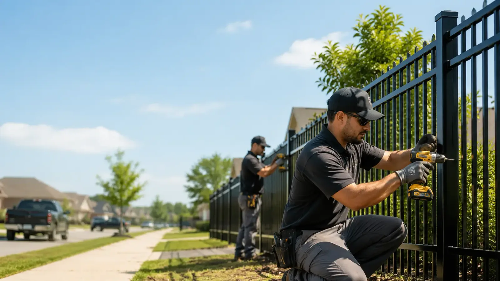 Metal Fence Installation in Robert, LA